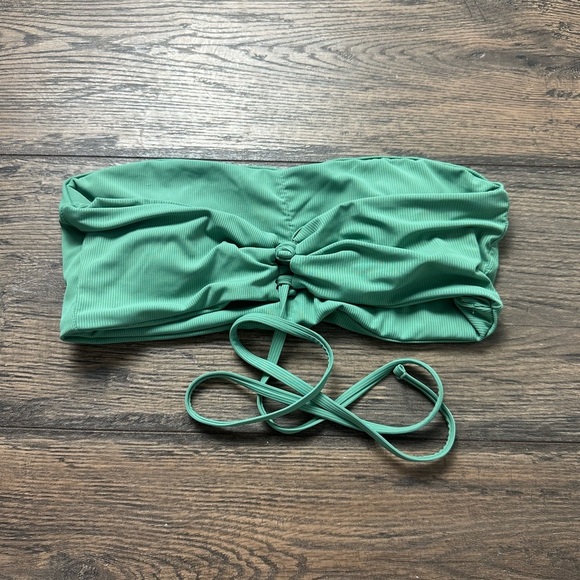 Green Strapless Bikini Top - Picture 2 of 2